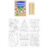 'Eco-Friendly' Mini Elfin Around Colouring Set (14cm x 10cm) - Kids Party Craft