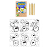 Eco Friendly Smiley Colouring Set - Kids Party Craft