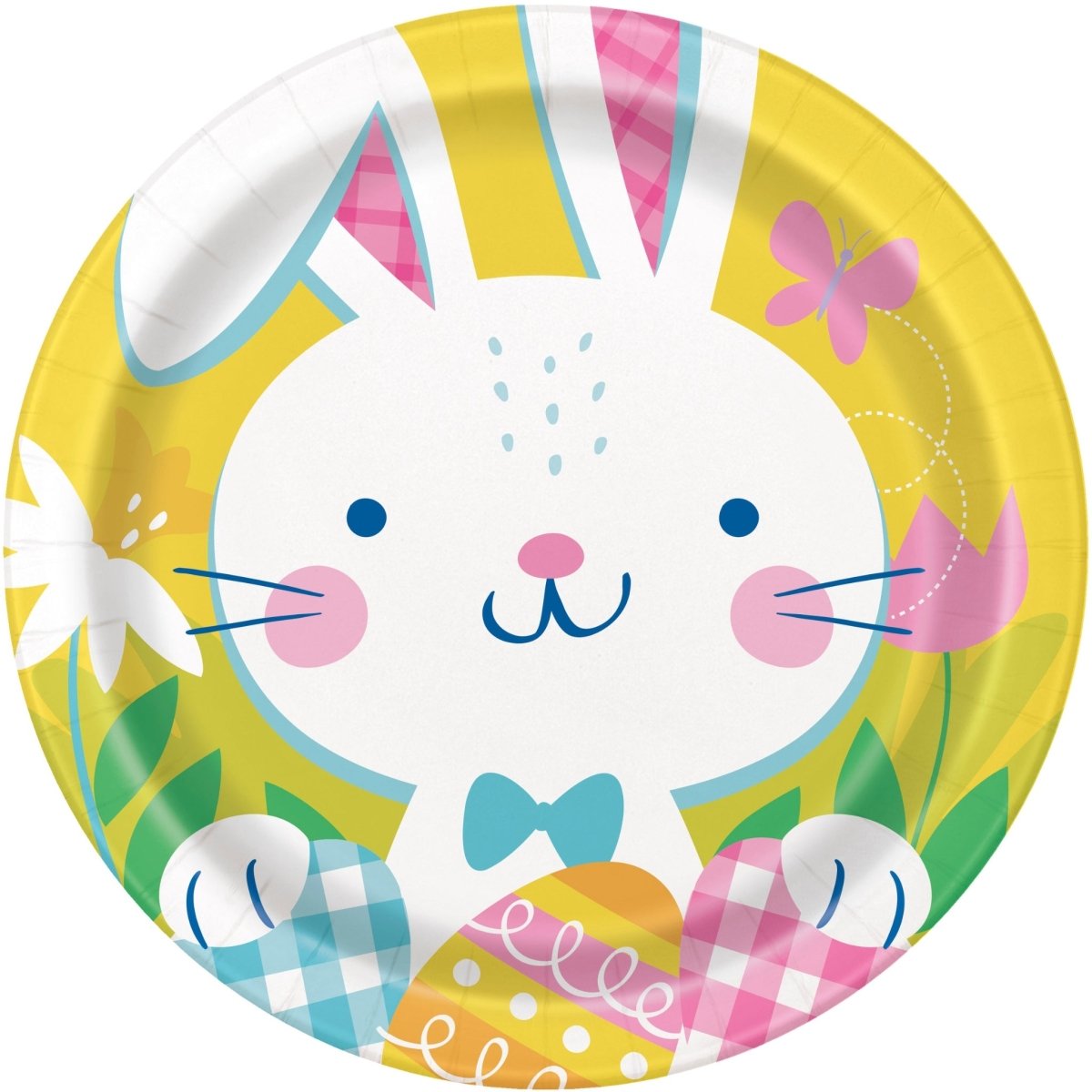 Eggcellent Easter Round 9" Dinner Plates 8pc - Kids Party Craft