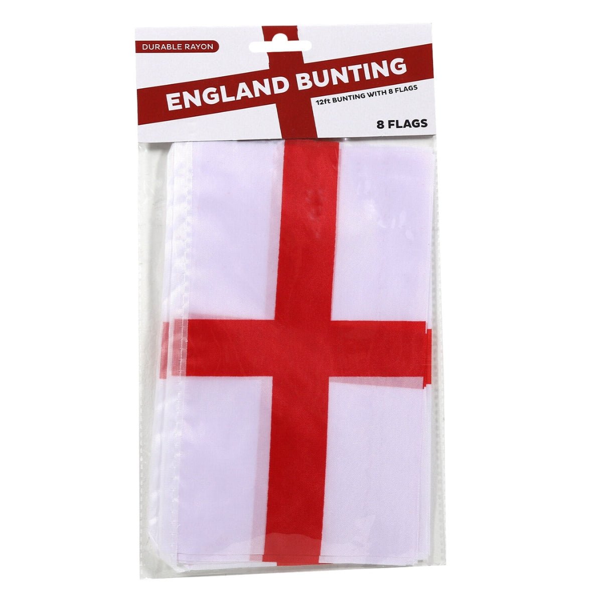 England Bunting 12ft with 8 Flags - Kids Party Craft