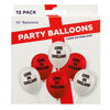 England Party Balloons 12 Pack - Kids Party Craft