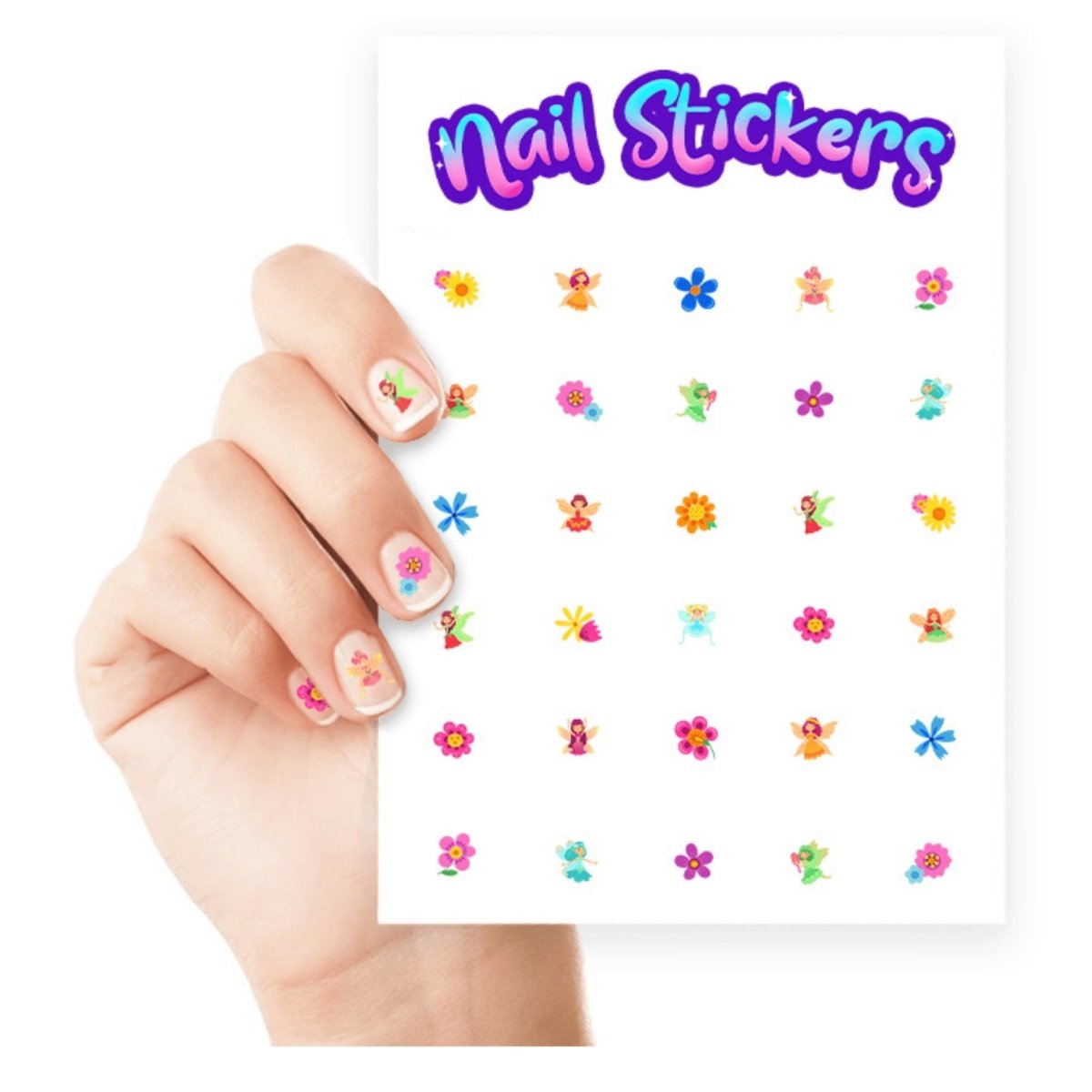 Fairies Nail Art Sticker Sheet - Kids Party Craft