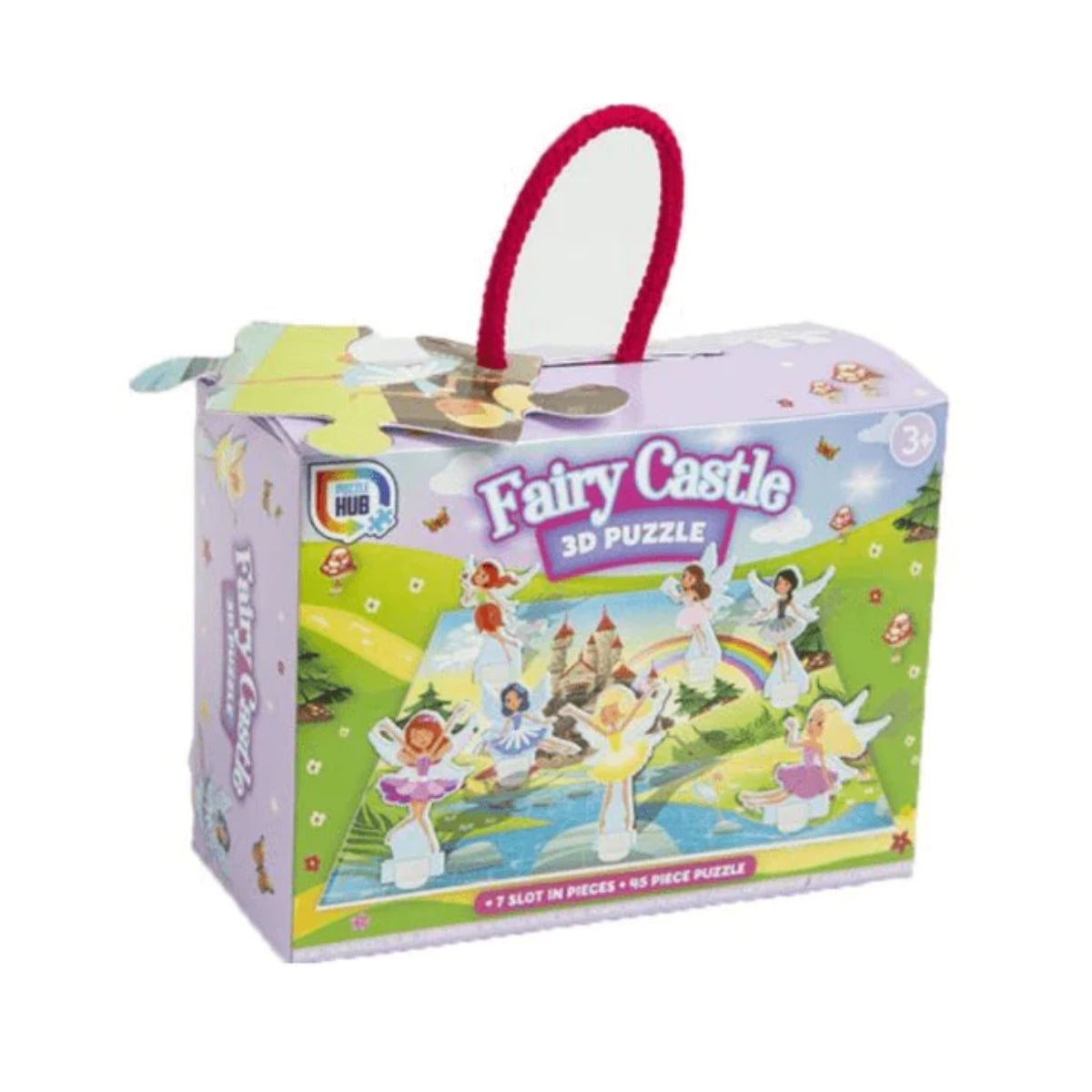 Fairy Castle 45 piece 3D Puzzle - Kids Party Craft