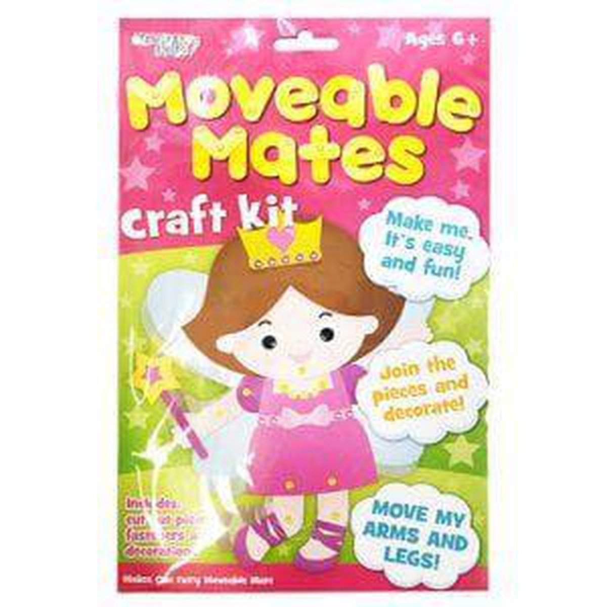 Fairy Moveable Mates Craft Kit - Kids Party Craft