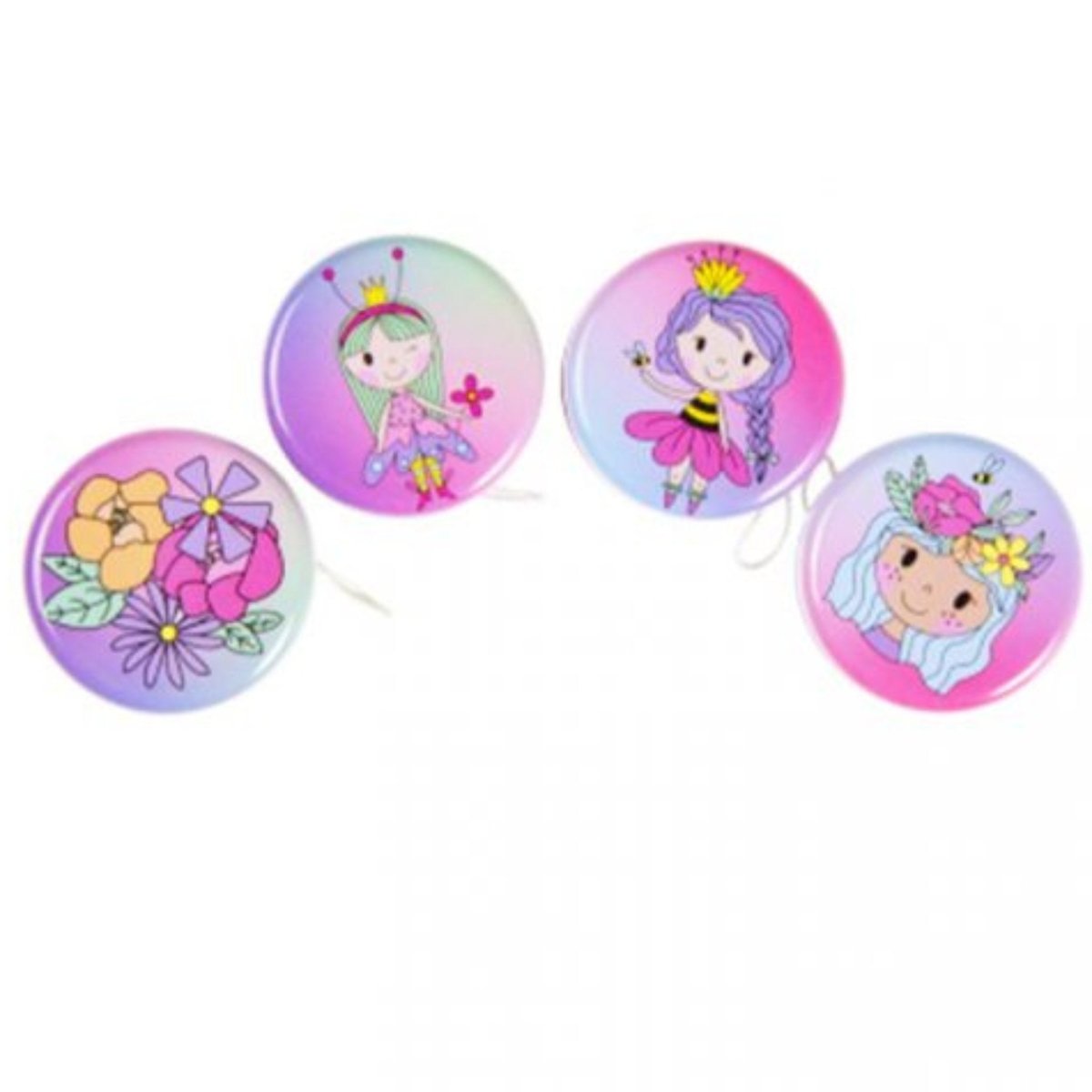 Fairy Princess Metal Yo Yo - Kids Party Craft