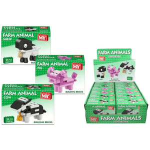 Farm Animal Brick Sets - Kids Party Craft