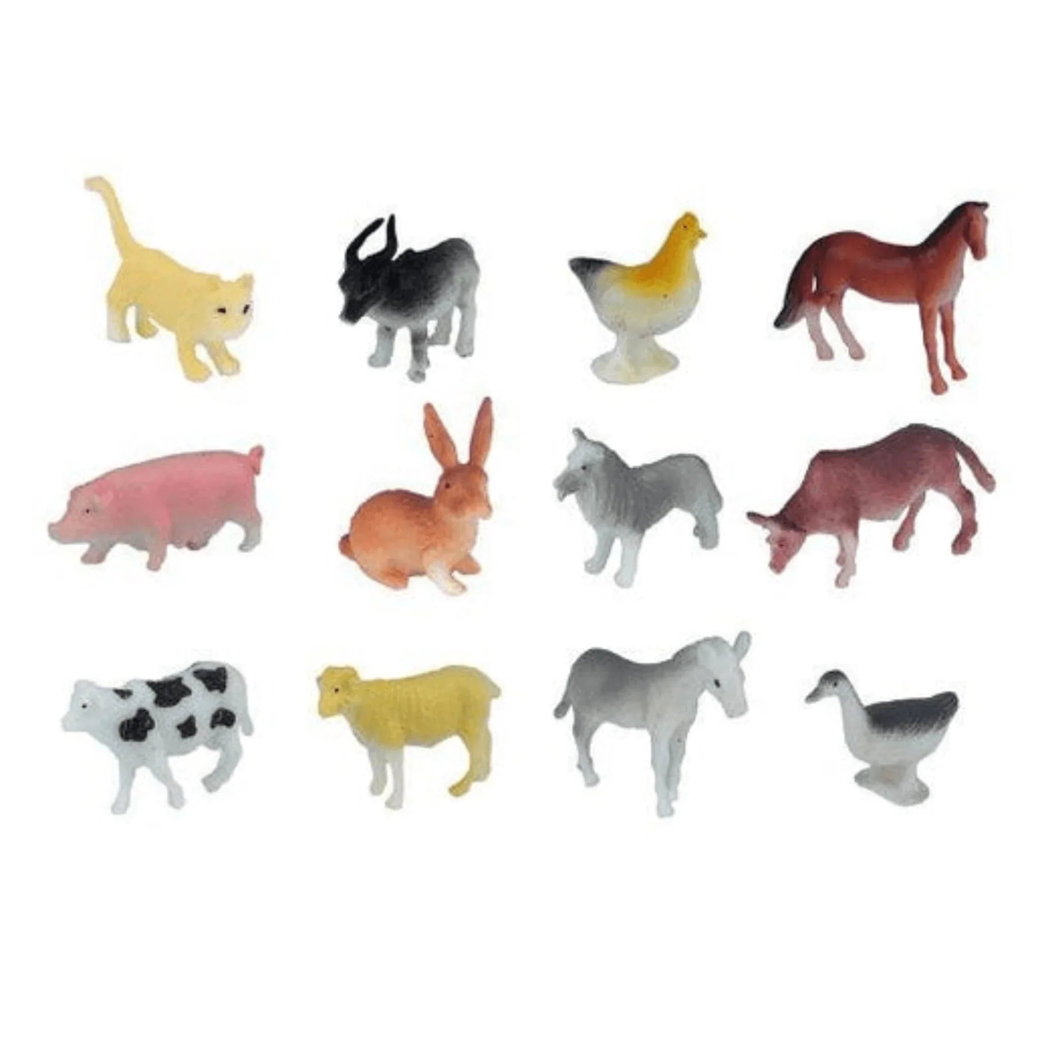 Farm Animal Figures (4-5cm) - Kids Party Craft