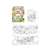 Farm Colouring Mug with 2 Assorted Designs - Kids Party Craft
