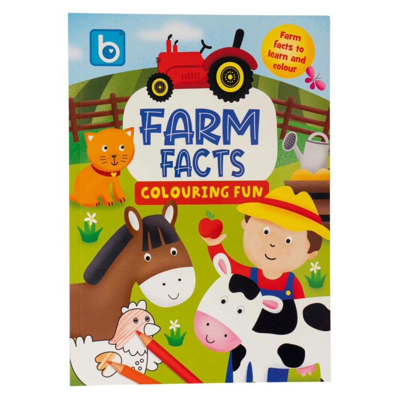 Farm Facts Colouring Fun Book - Kids Party Craft | Kids Party Craft