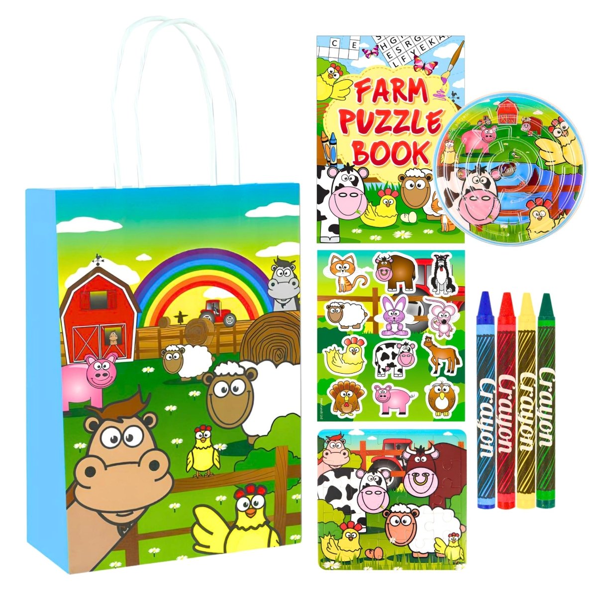 Farm Pre-Filled Party Bags - Kids Party Craft