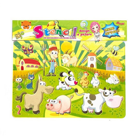 Farm Stencil Fun Pack - Kids Party Craft