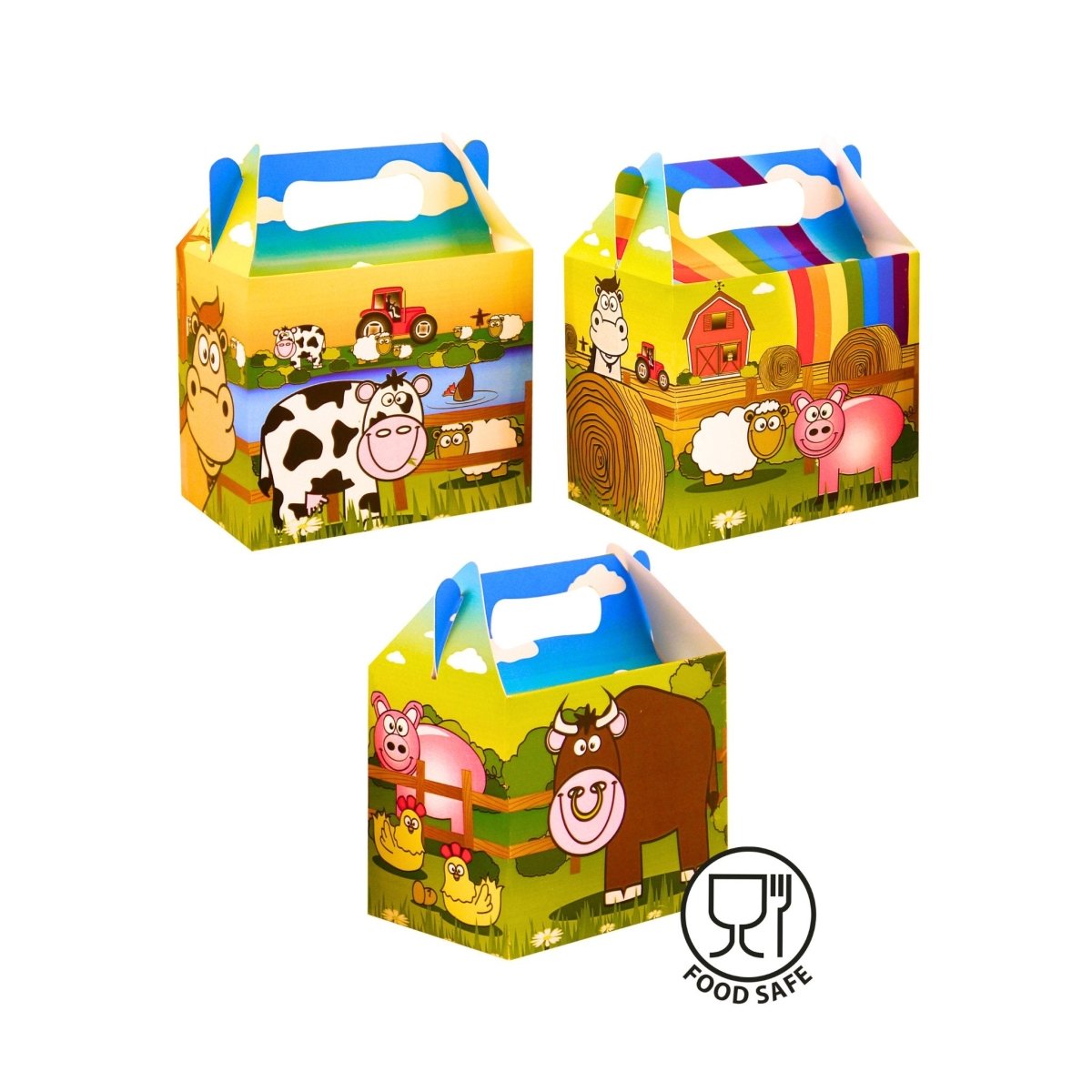 Farm Themed Party Food Boxes - Kids Party Craft