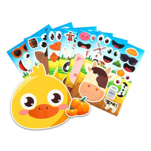 Farm World Sticker Scene Create Pack - Kids Party Craft