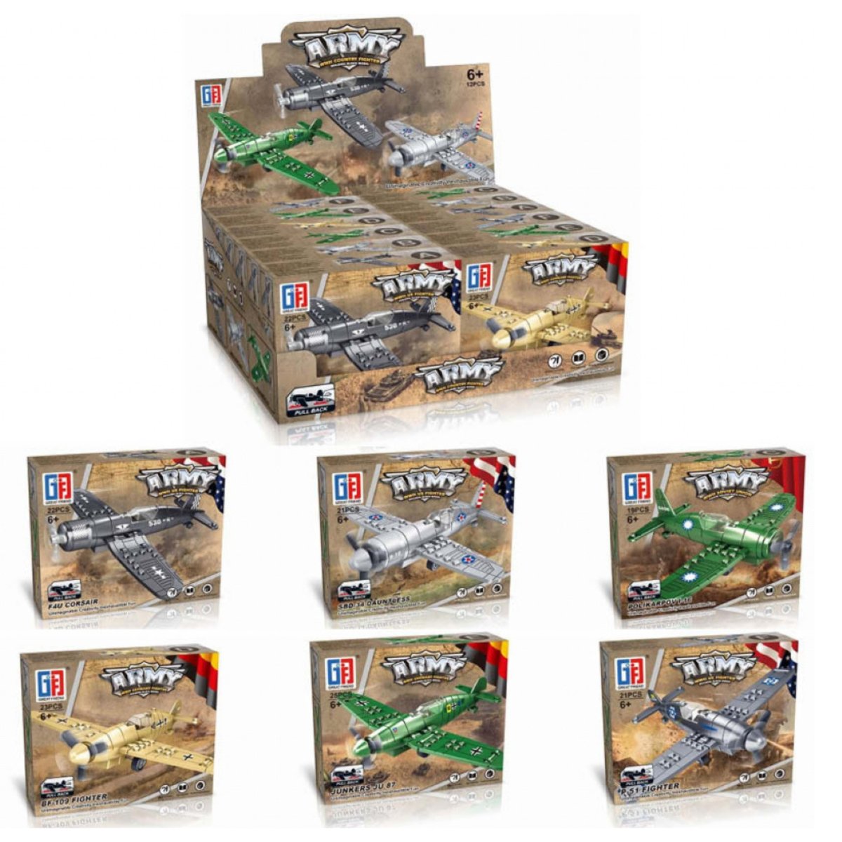 Fighter Plane Kits Make Your Own WW11 - Kids Party Craft