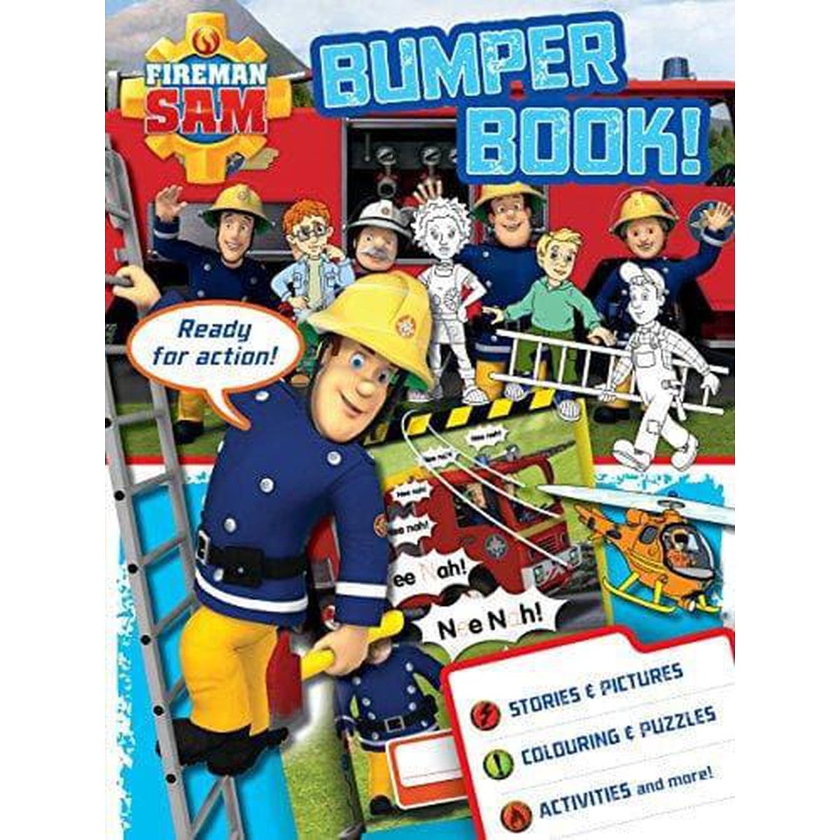 Fireman Sam Bumper Activity Book - Kids Party Craft | Kids Party Craft