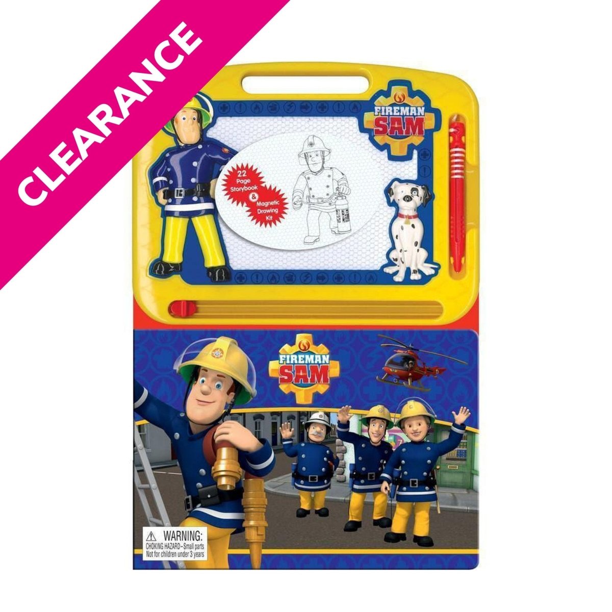 Fireman Sam Magnetic Drawing Kit - Kids Party Craft