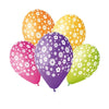Flower Print Multicoloured Balloons (10 pack) - Kids Party Craft