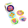 Flowers Sticker Roll (120 Stickers) - Kids Party Craft