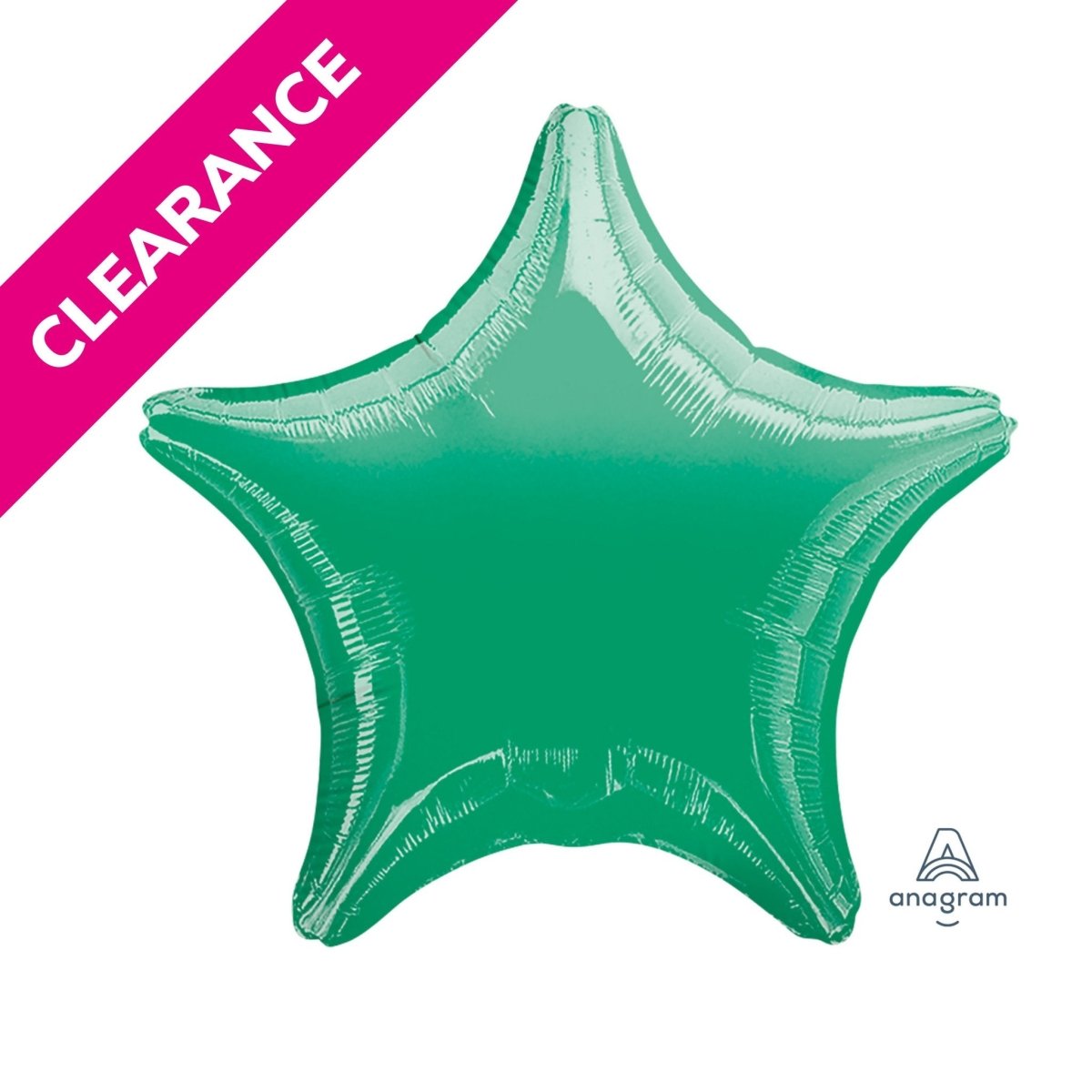 Foil Balloon Green Star - Kids Party Craft