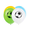 Football 12" Latex Balloons 8pk - Kids Party Craft