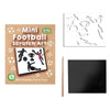Football Mini Scratch Art Eco Friendly - Kids Party Craft