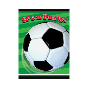 Football Party Invitations 8pk - Kids Party Craft