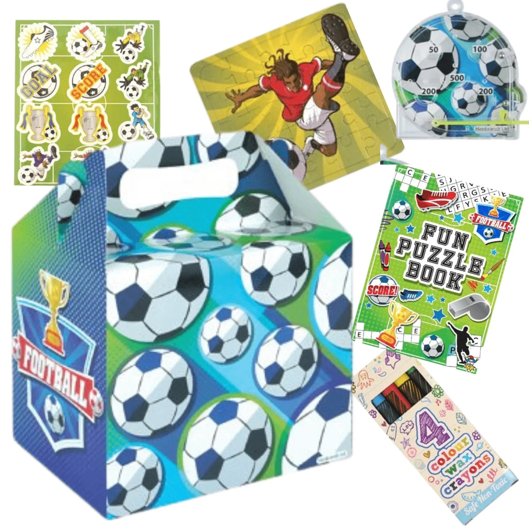 Football Pre-Filled Party Food Boxes - Kids Party Craft