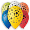 Football Print Balloons 10pc - Kids Party Craft