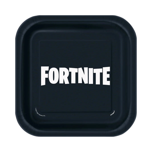Fortnite 7" Dessert Plates 8pk - Kids Party Craft