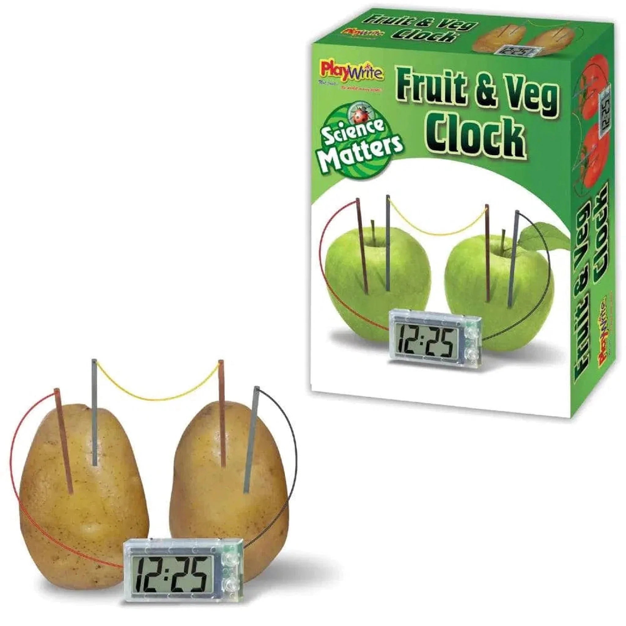 Fruit & Veg Clock Science Kit 22x17cm - Kids Party Craft