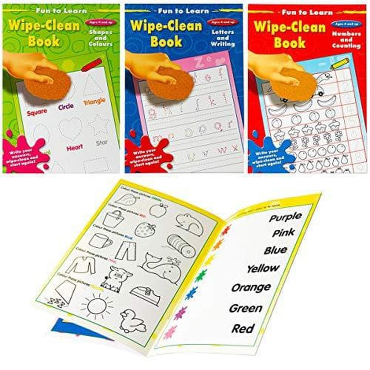 Fun to Learn Wipe-clean - Kids Party Craft