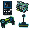 Gamer Birthday Wall Decals 4pc - Kids Party Craft