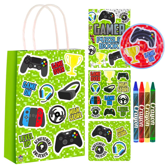 Gamer Pre-Filled Party Bags - Kids Party Craft