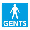 Gents Toilet Information Sign 8cm x 8cm - Kids Party Craft