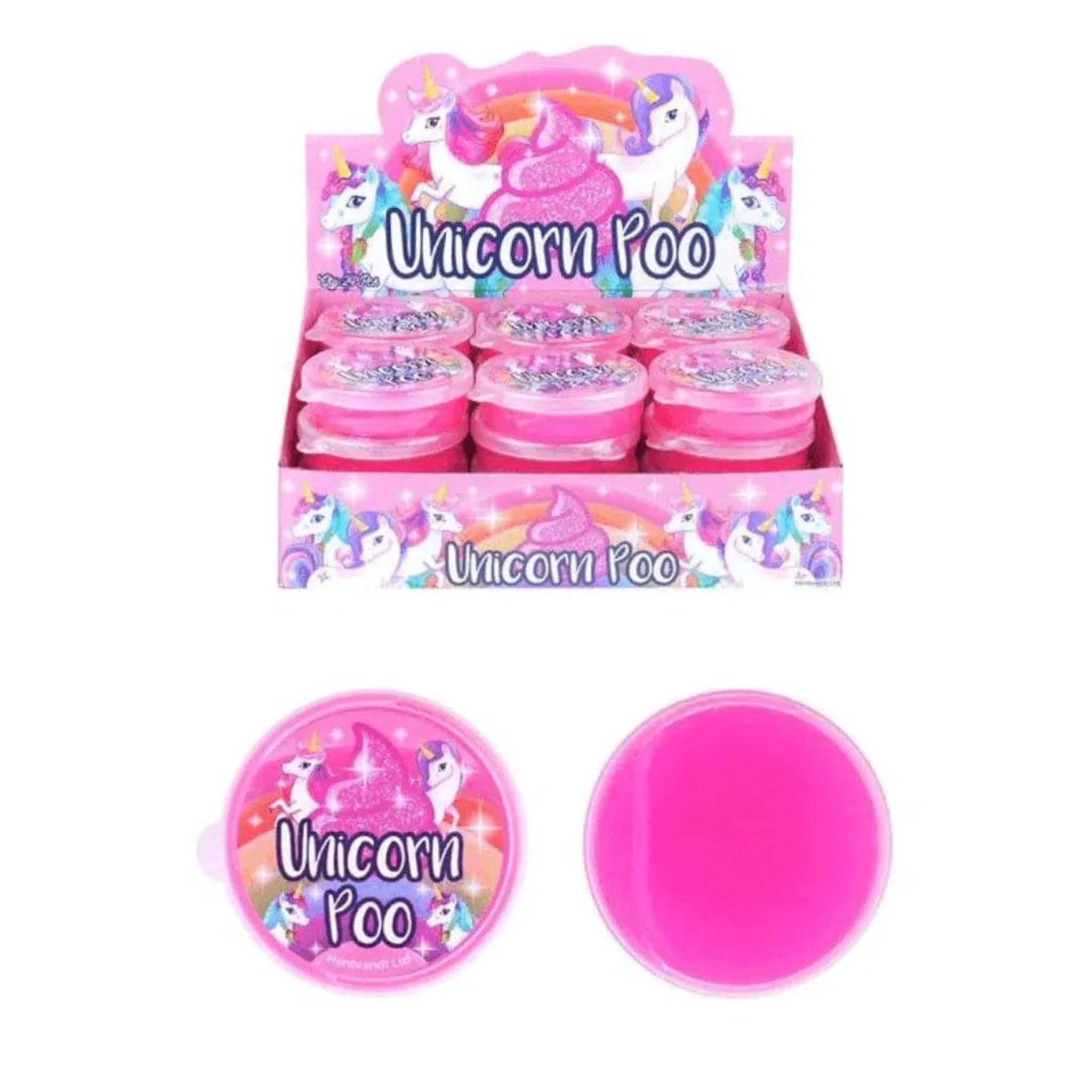 Glitter Unicorn Poo Magic Putty Tubs - Kids Party Craft