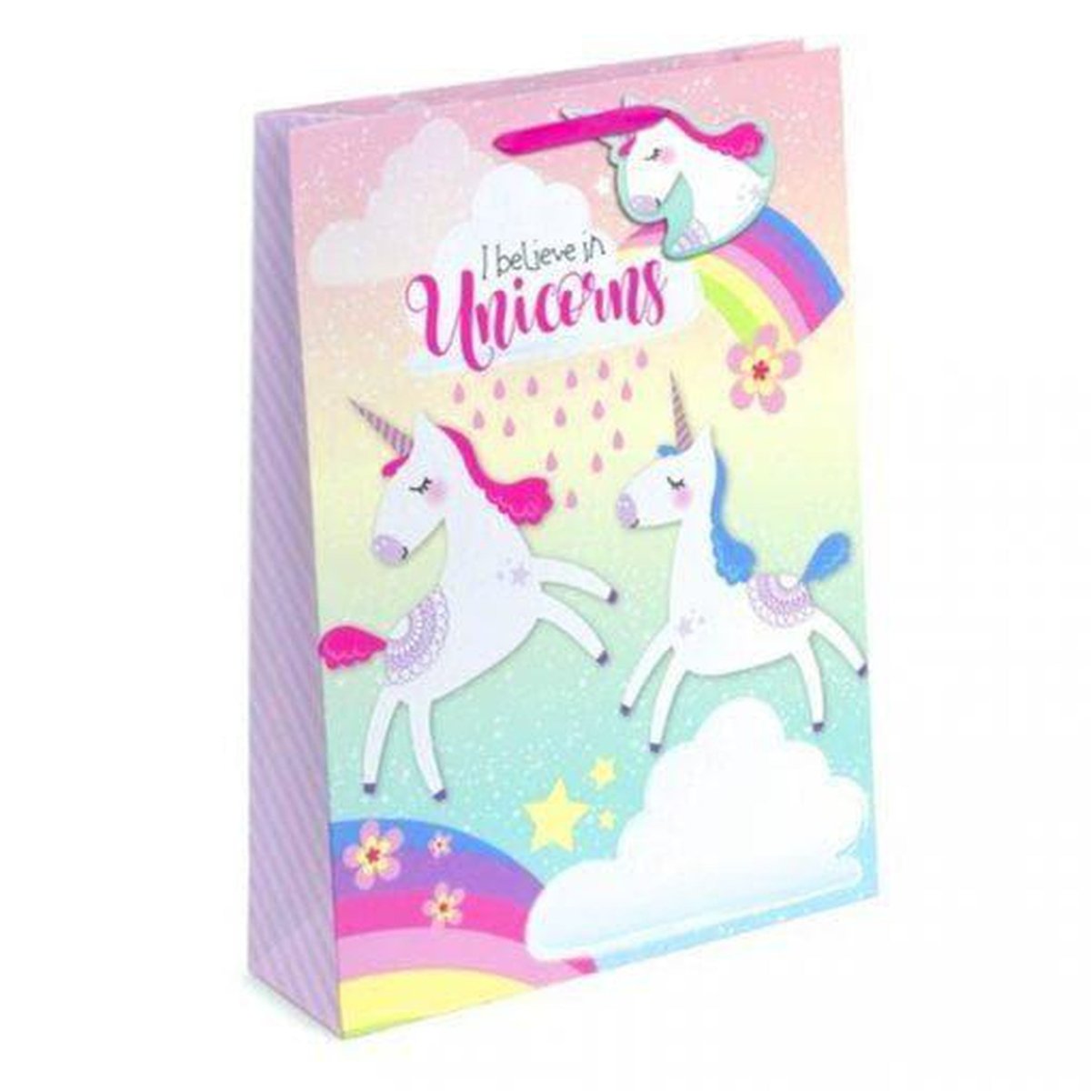 Glitter Unicorns Party Gift Bags (Large) - Kids Party Craft
