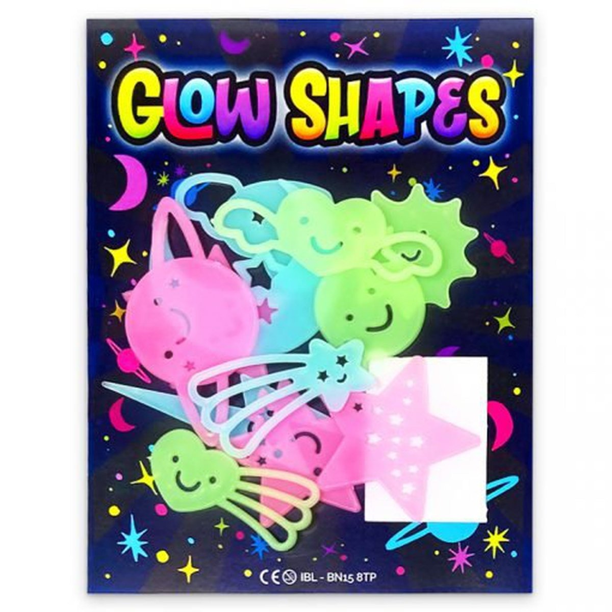 Glow In The Dark Cute Space Pack - Kids Party Craft