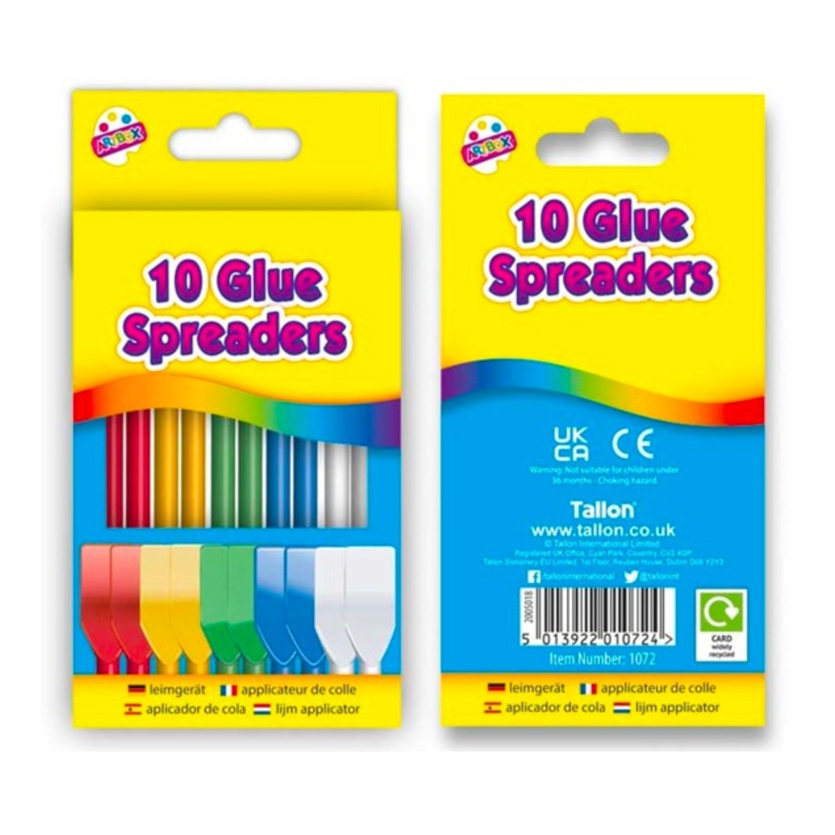 Glue Spreaders Set (10 Pieces) - Kids Party Craft