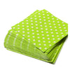 Green Dots Napkins 30 pack - Kids Party Craft