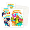 Greeting Cards x 8 Boys Mix - Kids Party Craft