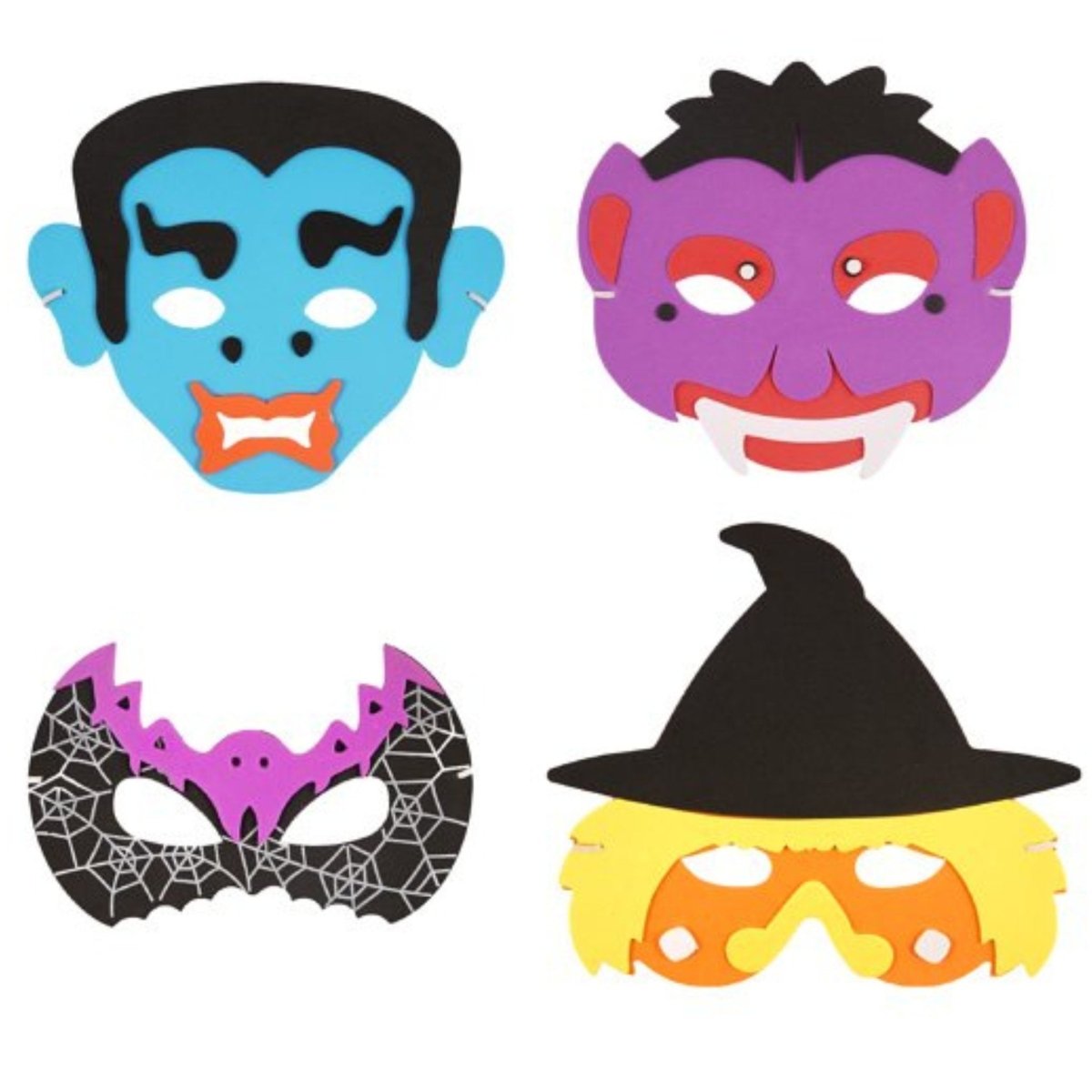 Halloween EVA Mask - Kids Party Craft | Kids Party Craft