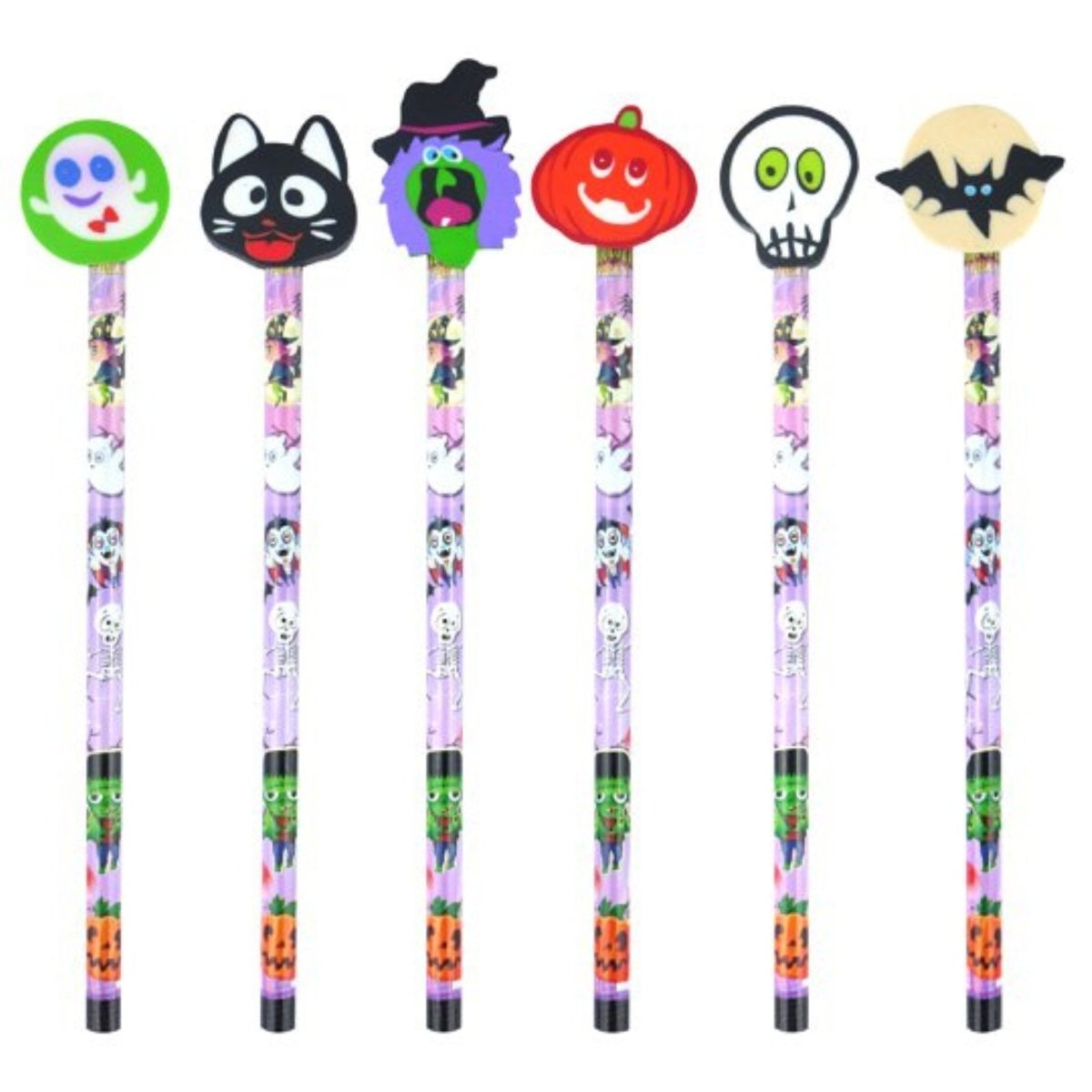 Halloween Pencils With Eraser Kids Party Craft Kids Party Craft Halloween pencils with eraser kids party craft kids party craft
