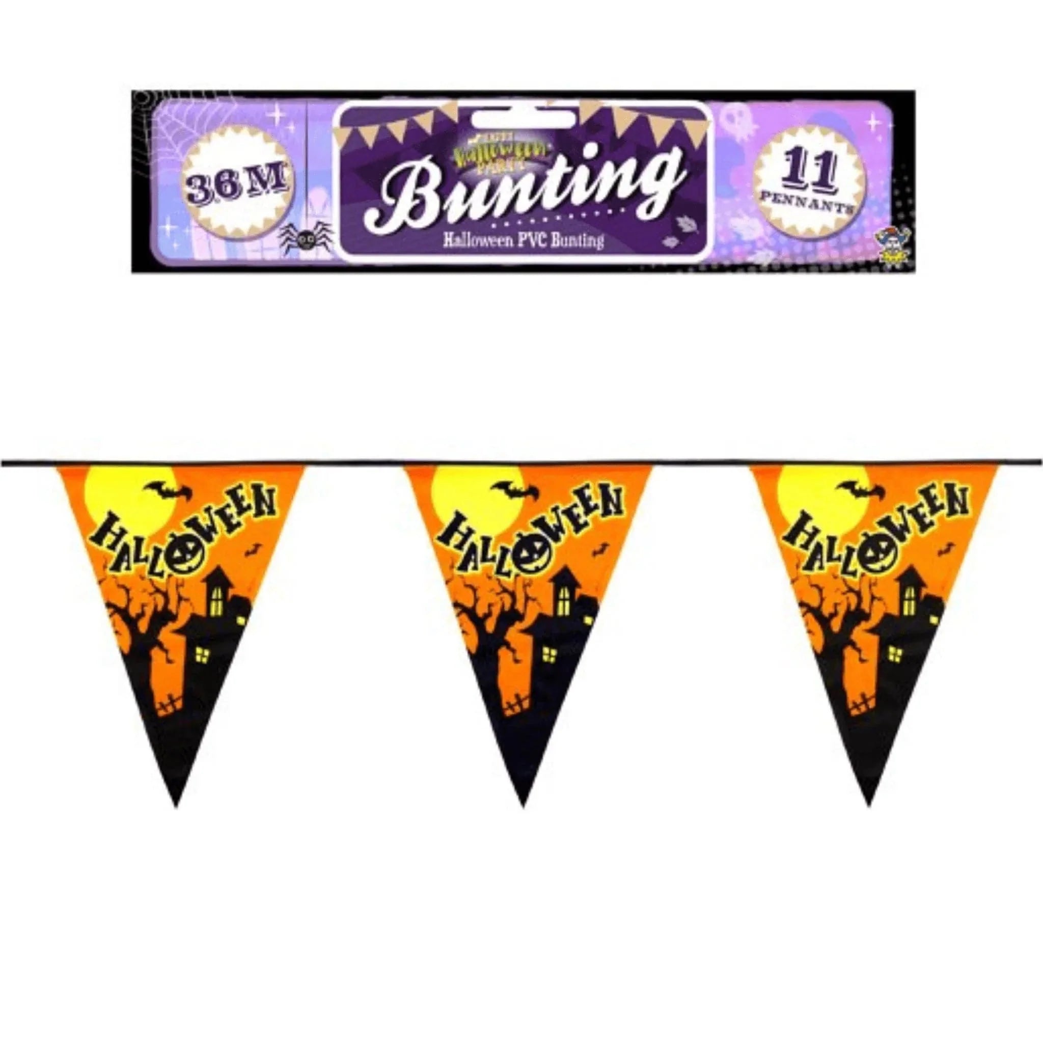 Halloween PVC Bunting - Kids Party Craft