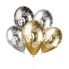 Happy 60th Birthday Balloons - Silver, Gold or Black - Kids Party Craft