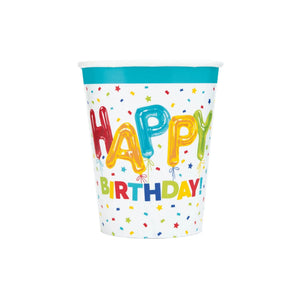 Happy Birthday 9oz Cups - Kids Party Craft