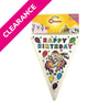 Happy Birthday Bunting Banner Hanging Decorations 10 Metres - Kids Party Craft