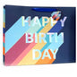 Happy Birthday Gift Bag Xtra Large Blue - Kids Party Craft