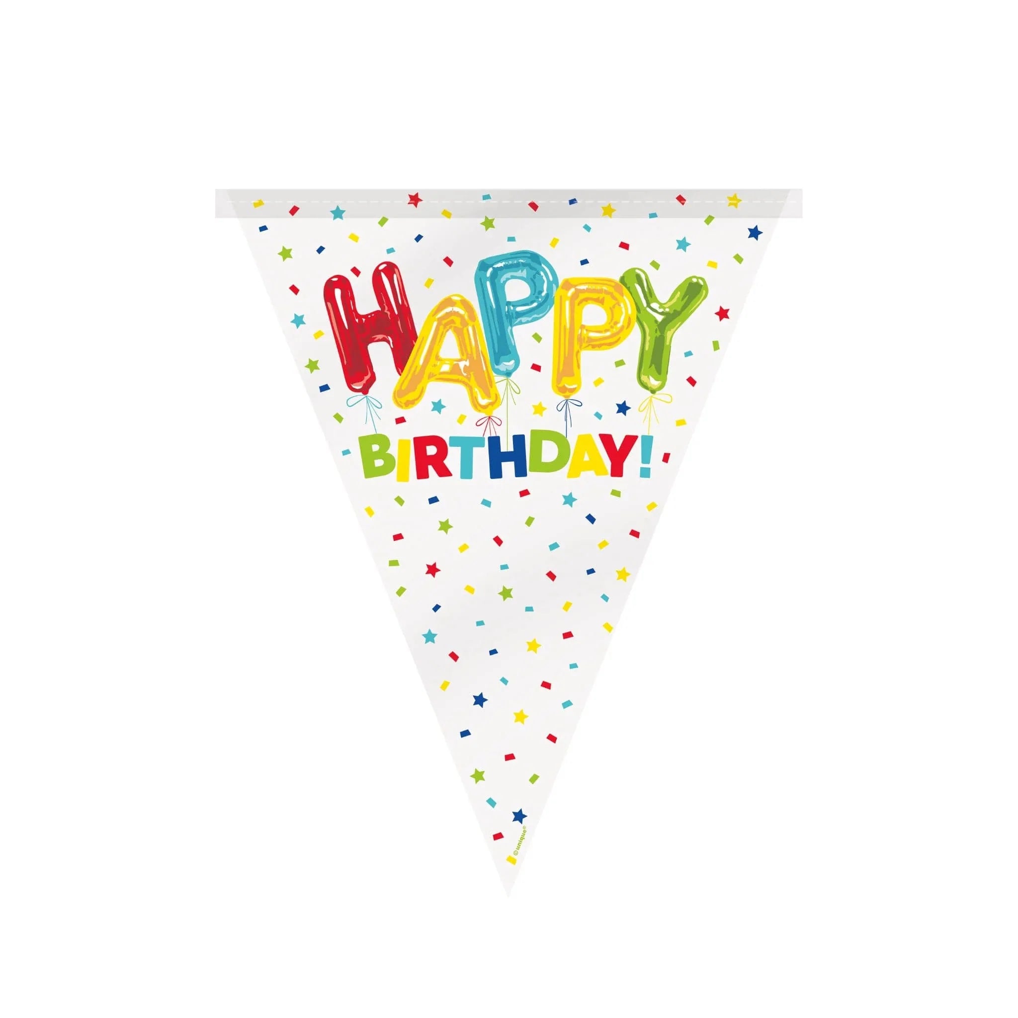 Happy Birthday Large 12ft Flag Banner - Kids Party Craft