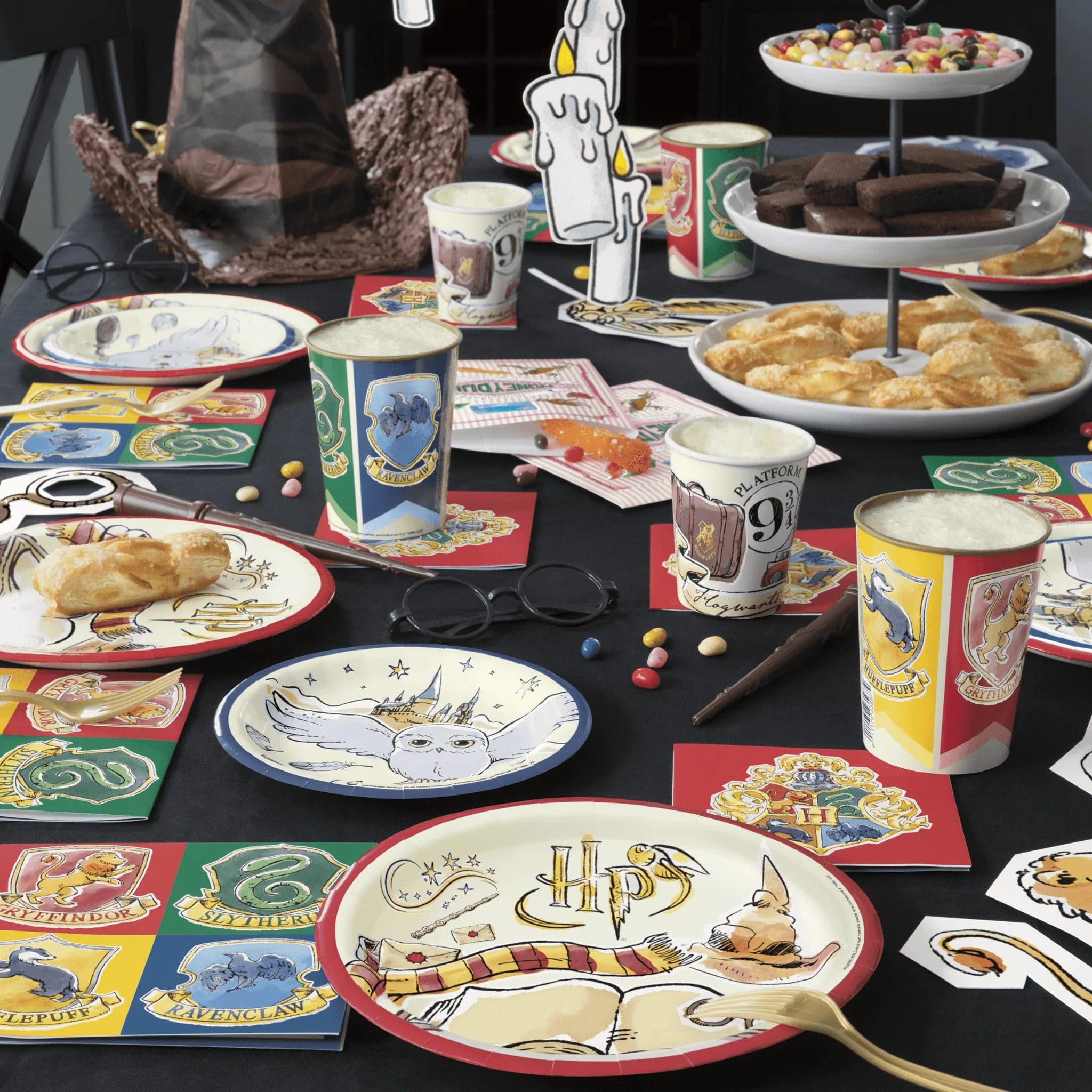 Harry Potter 9" Dinner Plates 8pk - Kids Party Craft