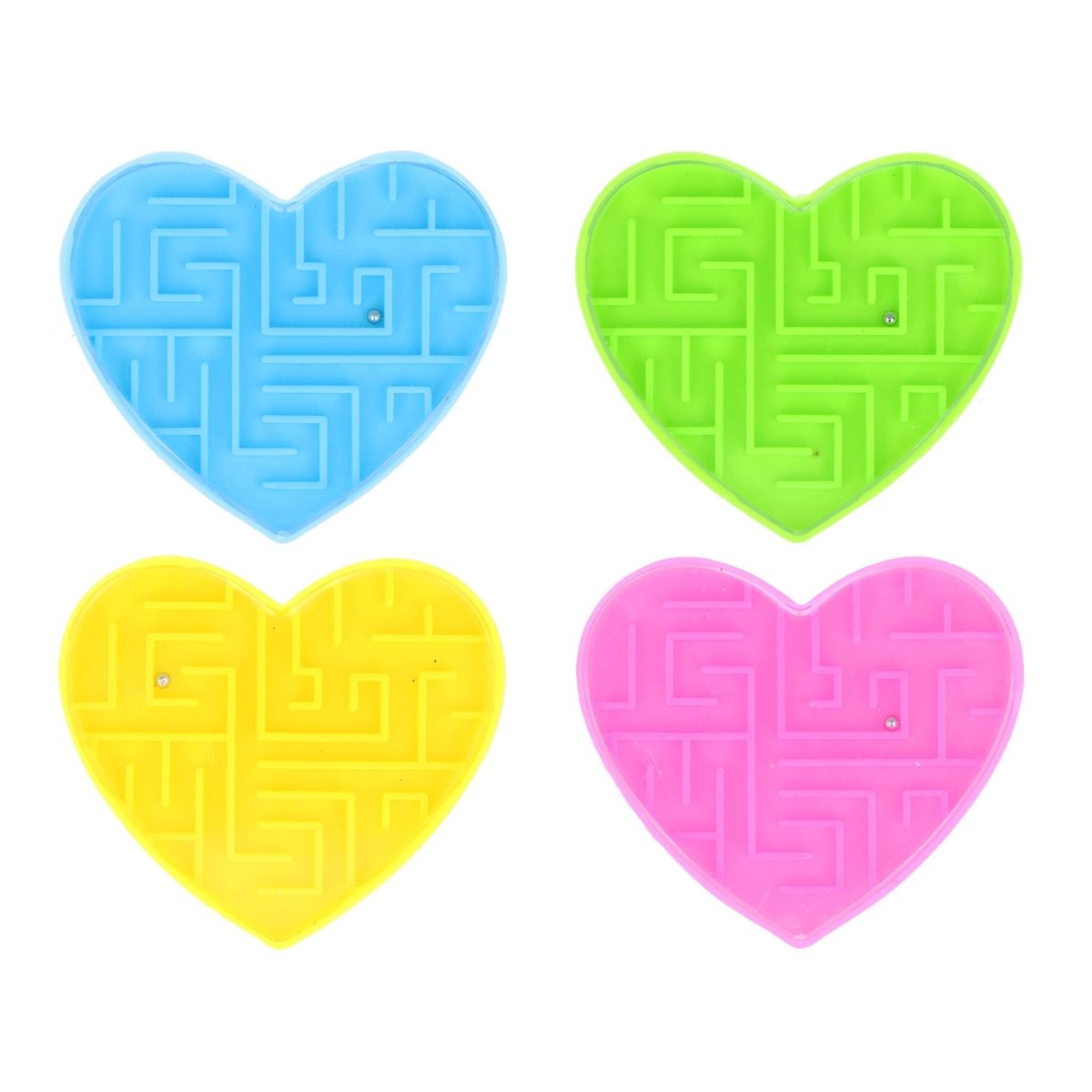 Heart Shaped Puzzle Maze - Kids Party Craft